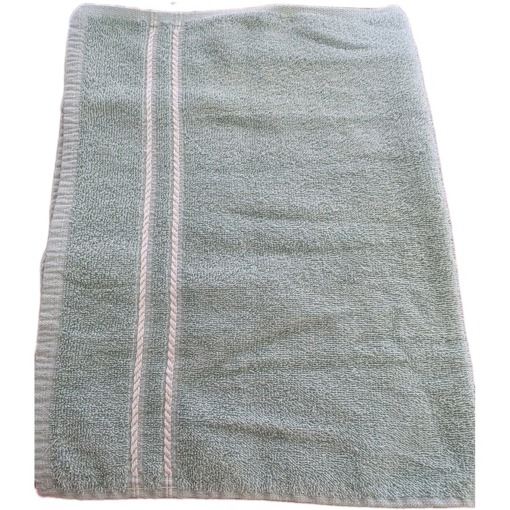 Vintage Tastemaker 100% Cotton 2‎ Hand Towels By JP Steven's Co  Seafoam green